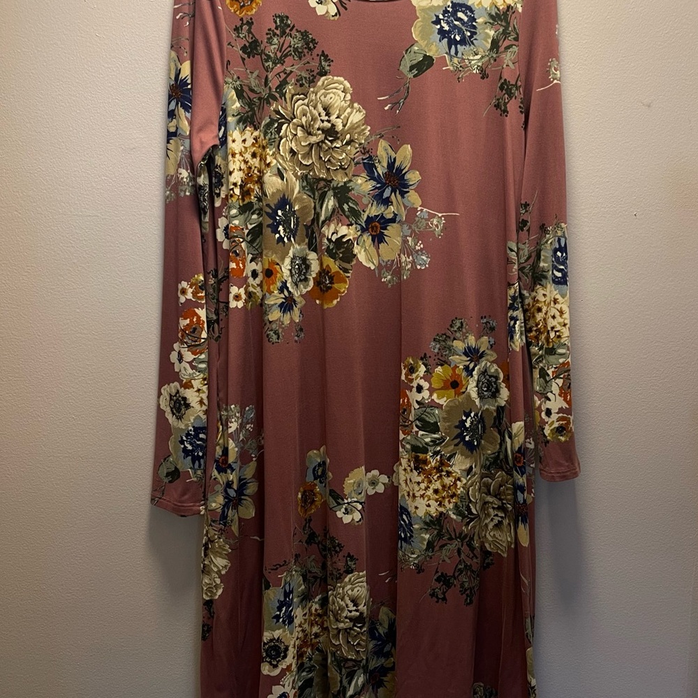Reborn J brand Floral Long Sleeve Dress